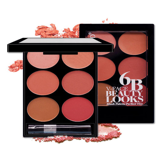 Six-Color Blush Repair Makeup